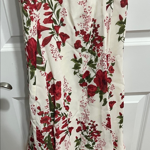 Reformation Nikita Red and White Floral Dress - Picture 6 of 12